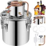 VEVOR 8Gal Alcohol Distiller Kit - 30L 2 Pot