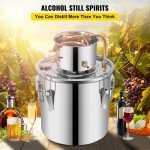 VEVOR 8Gal Alcohol Distiller Kit - 30L 2 Pot