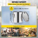 VEVOR 8Gal Alcohol Distiller Kit - 30L 2 Pot