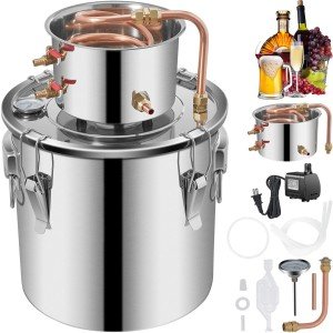 5-Gallon Moonshine Still Distilling Kit with Pump