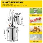 VEVOR 50L Home Alcohol Distiller Brewing Kit