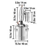 VEVOR 50L Home Alcohol Distiller Brewing Kit