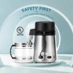 CO-Z 4L Stainless Steel Countertop Distiller Kit