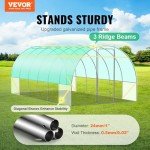 VEVOR 19.4' Walk-in Tunnel Greenhouse Kit