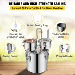 VEVOR 8Gal Home Distillery Kit with 3 Pots