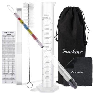 Hydrometer Kit for Brewing Beer, Wine & Kombucha