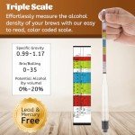 Hydrometer Kit for Brewing Beer, Wine & Kombucha
