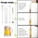 Hydrometer Kit for Brewing Beer, Wine & Kombucha