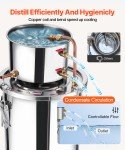 VEVOR 3 Gallon Stainless Steel Moonshine Still