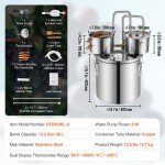 VEVOR 13.2Gal Moonshine Distillery Kit with Thumper