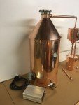 20 Gallon Copper Moonshine Still with Electric Basket