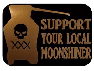 Support Local Copper Shiner Moonshine Decal 8
