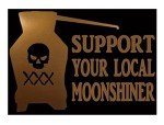 Support Local Copper Shiner Moonshine Decal 8