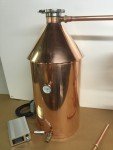 20 Gallon Copper Moonshine Still with Electric Basket