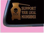 Support Local Copper Shiner Moonshine Decal 8