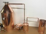 20 Gallon Copper Moonshine Still with Electric Basket