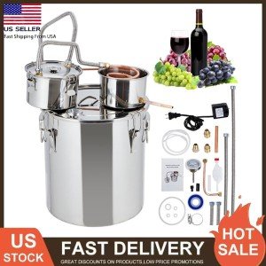5 Gal Stainless Steel Distillery Kit with Thermometer