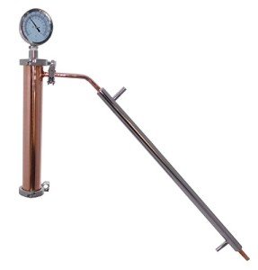 2" Copper Pot Still Column with Built-in Condenser