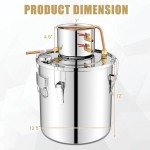 5 Gallon Stainless Steel Alcohol Still Kit