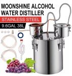 VEVOR 9.6 Gal Alcohol Distillation Kit with Copper