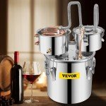 3Gal Stainless Steel Distillery Kit with Copper Tube