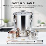 10 Gallon Stainless Steel Distillation Kit with Thermometer