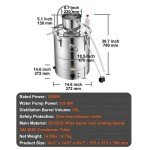 9 Gallon Home Distillery Kit for DIY Spirits