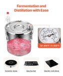 Moonshine Still Alcohol Distiller with Thumper Keg