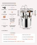 Moonshine Still Alcohol Distiller with Thumper Keg