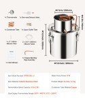 VEVOR 5 Gal Stainless Steel Moonshine Still Kit