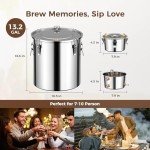Complete 50L Moonshine Still Kit with Thumper