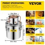 VEVOR 3-13 Gal Moonshine Still Distilling Kit