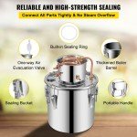 8 Gallon Stainless Steel Moonshine Distiller Kit