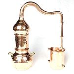 Expandable Copper Alembic Whiskey Still - 0.5 Liter