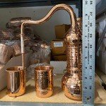 Expandable Copper Alembic Whiskey Still - 0.5 Liter