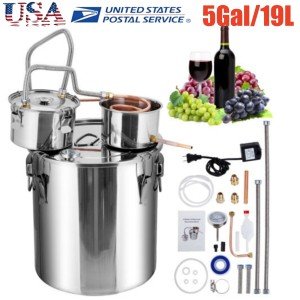 5 Gallon Alcohol Distiller Kit for DIY Brewing