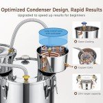 8 Gallon Moonshine Still Kit with Thumper and Condenser