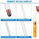 Glass Hydrometer Set for Distilling and Brewing