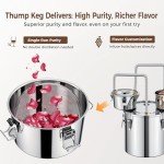 8 Gallon Moonshine Still Kit with Thumper and Condenser