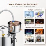 8 Gallon Moonshine Still Kit with Thumper and Condenser