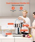 VEVOR Dual Condenser Distillation Kit with 11.4L Tank