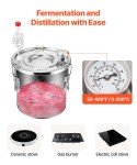 VEVOR Dual Condenser Distillation Kit with 11.4L Tank