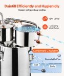 VEVOR Dual Condenser Distillation Kit with 11.4L Tank