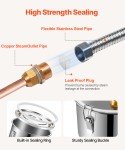 VEVOR Dual Condenser Distillation Kit with 11.4L Tank