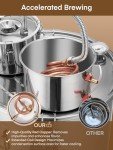 50L Alcohol Still Kit with Thermometer & Pump