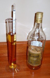 Alcohol Hydrometer for Moonshine and Distilling