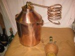 5 Gallon Copper Moonshine Still with Coil & Jug