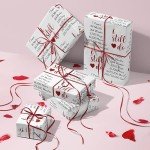 RUSPEPA 7th Anniversary Copper Wedding Wrapping Paper