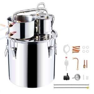 Moonshine Still Distillation Kit with Thumper Keg