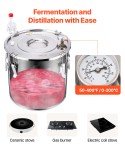 Moonshine Still Distillation Kit with Thumper Keg